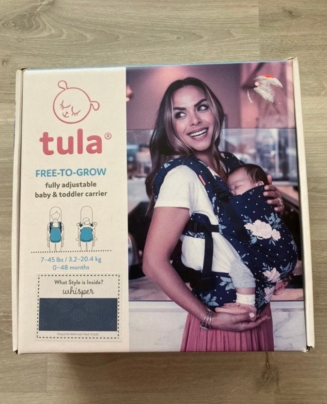 Tula Free-to-Grow Draagzak - kleur Whisper, Kinderen en Baby's, Babydragers en Draagdoeken, Overige merken, Gebruikt, Buik of Rug