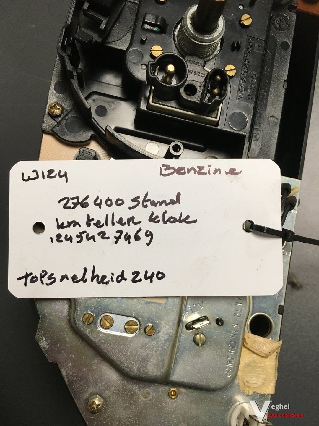 Mercedes W124    Km Tellerklok   124 542 7469, Gebruikt, -, -, Ophalen of Verzenden