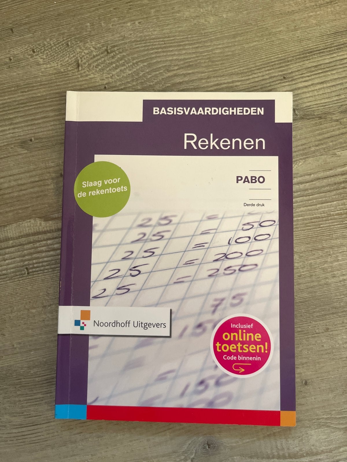 Basisvaardigheden Rekenen PABO - Noordhoff Uitgevers, Ophalen of Verzenden, Zo goed als nieuw, Overige niveaus, Wiskunde A
