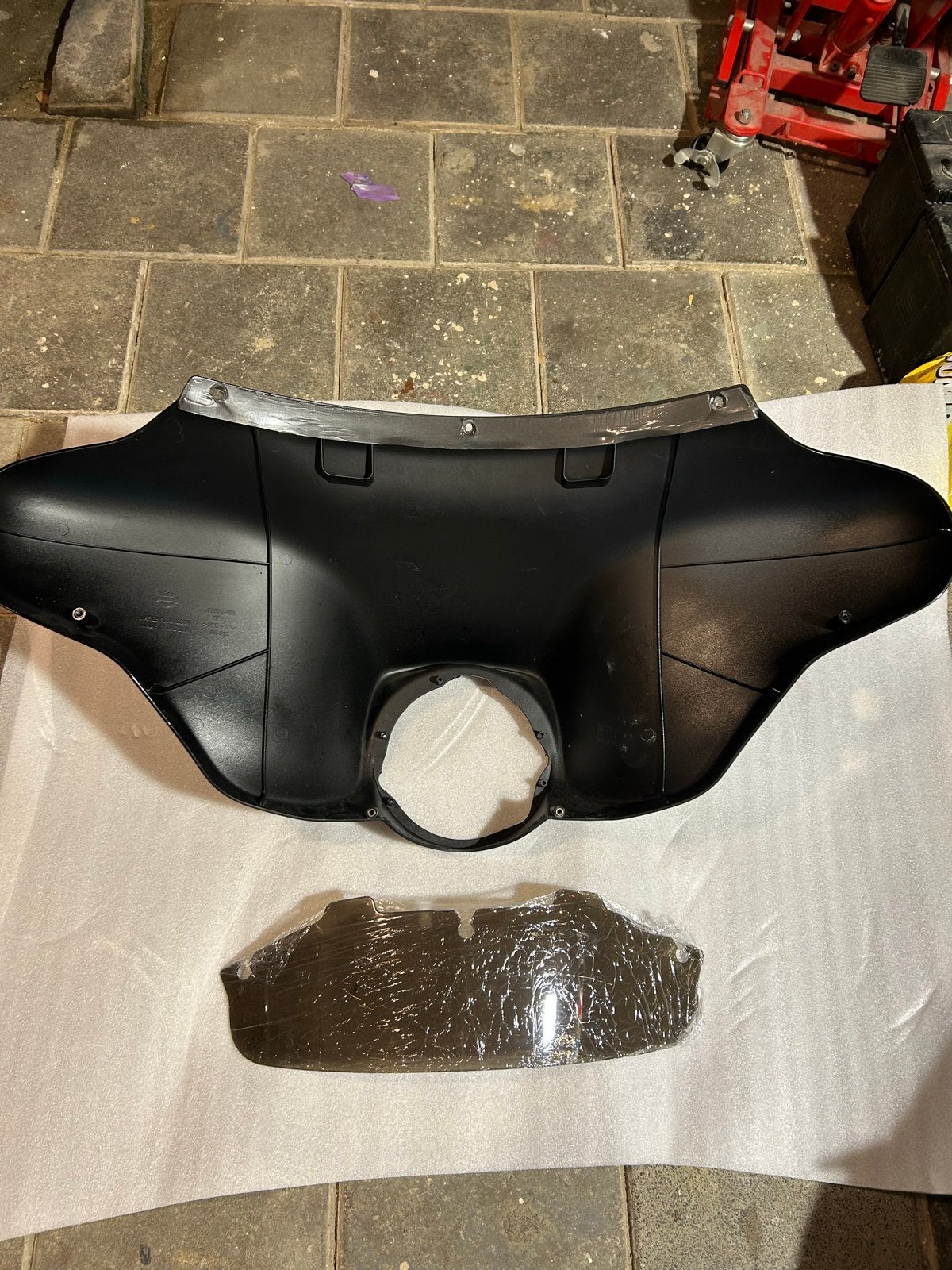 Harley Davidson Batwing Kuip Zwart - Origineel, Ophalen of Verzenden, Gebruikt