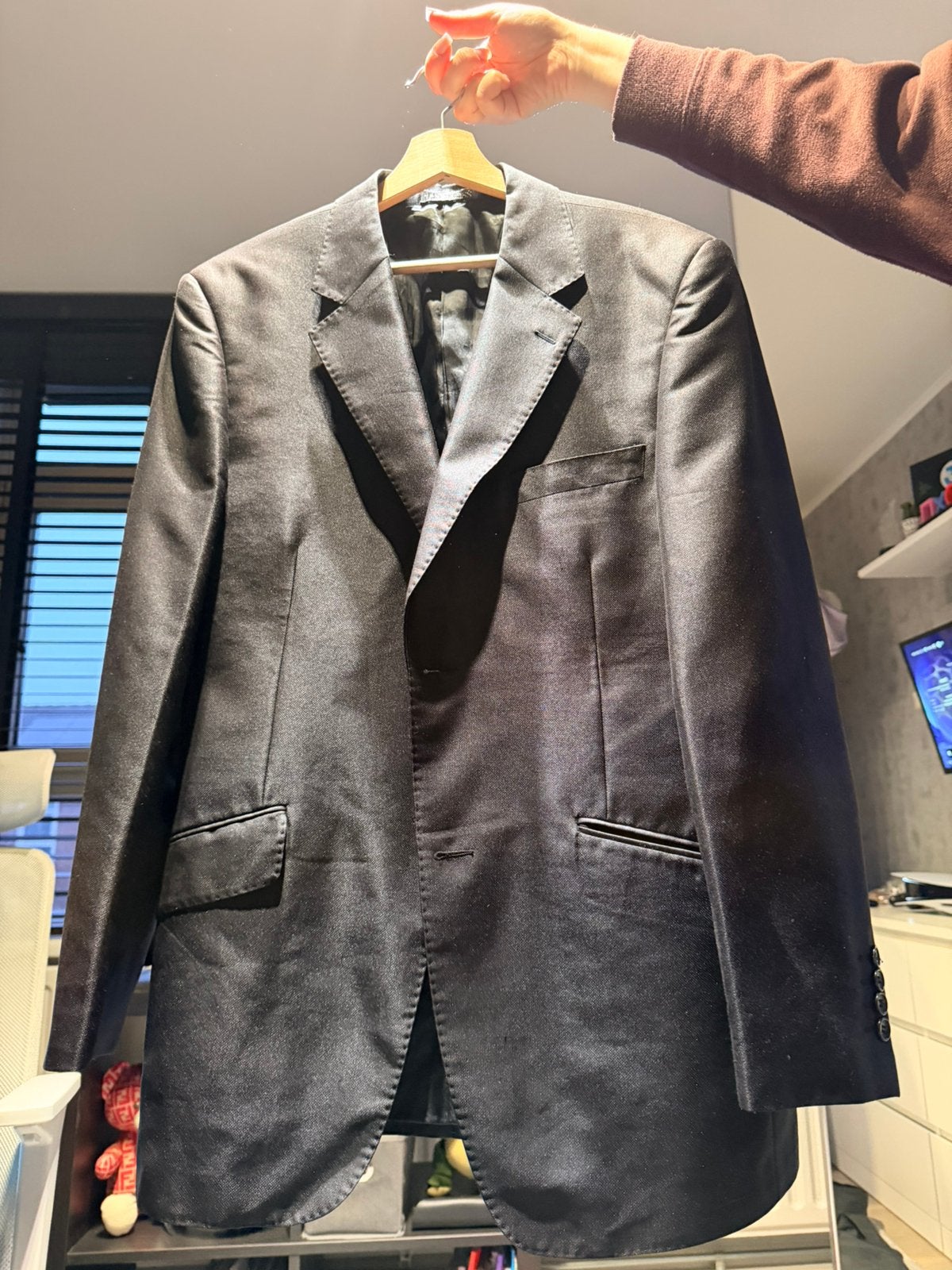 Hugo Boss colbert maat 50 ZGAN, Ophalen of Verzenden, Zo goed als nieuw, Maat 48/50 (M), Blauw