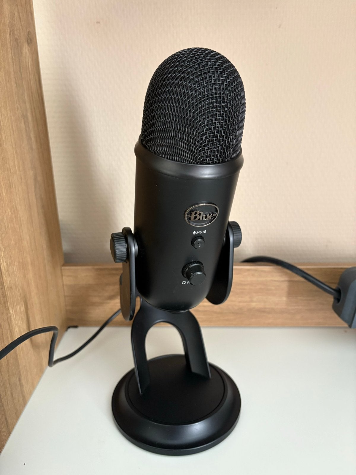 Blue Yeti USB Microfoon - Zwart, Muziek en Instrumenten, Microfoons, Ophalen of Verzenden, Zo goed als nieuw, Studiomicrofoon