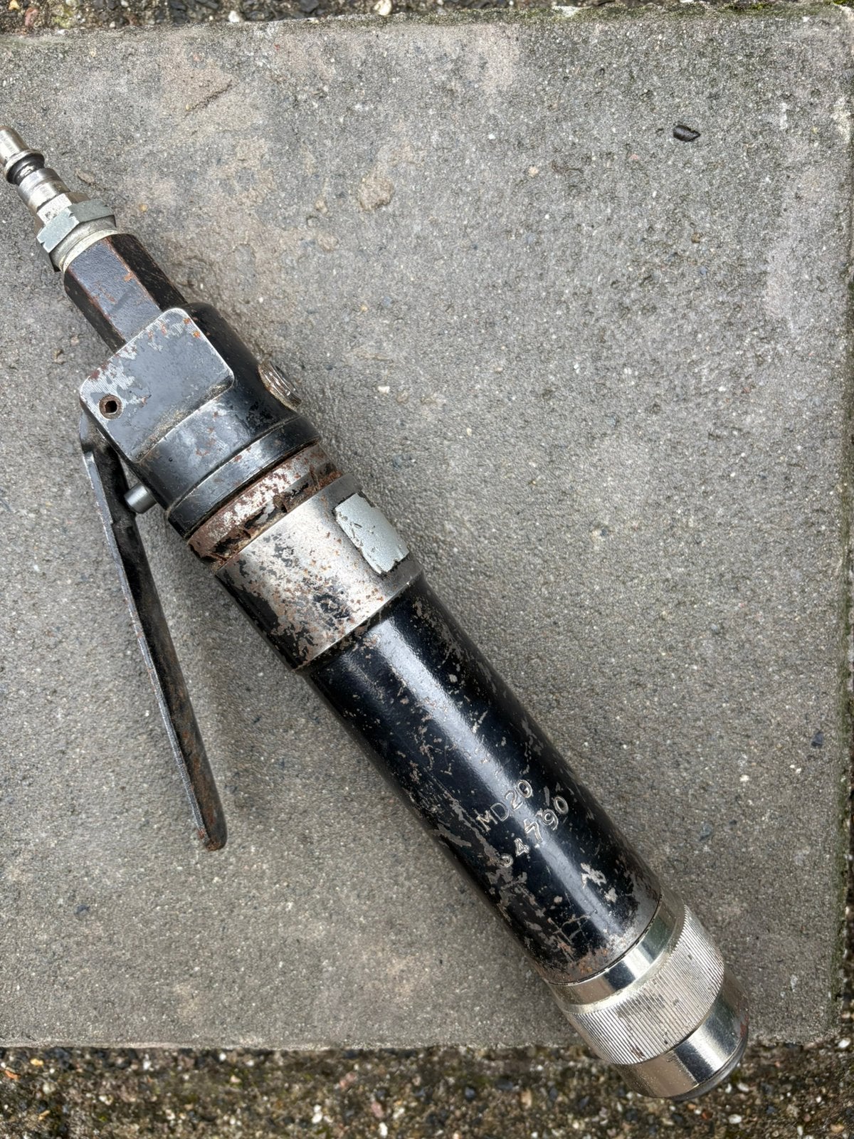 Spytze voegenhamer met beitels, Doe-het-zelf en Verbouw, Gereedschap | Handgereedschap, Ophalen, Gebruikt, Beitel, Overige merken