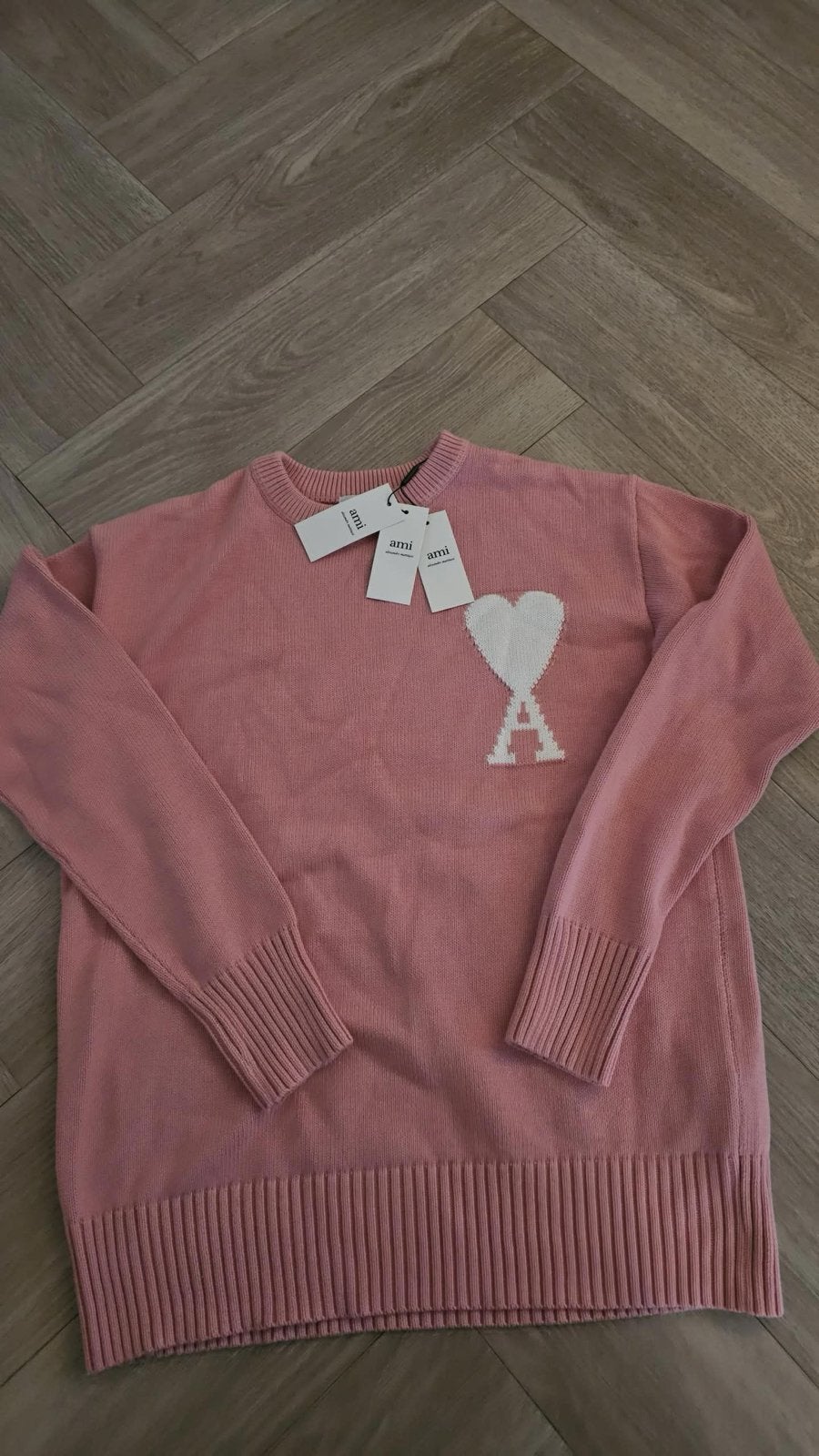 Ami trui roze met nieuw prijskaartje. Maat M, Kleding | Dames, Ophalen of Verzenden, Nieuw, Maat 38/40 (M), Roze