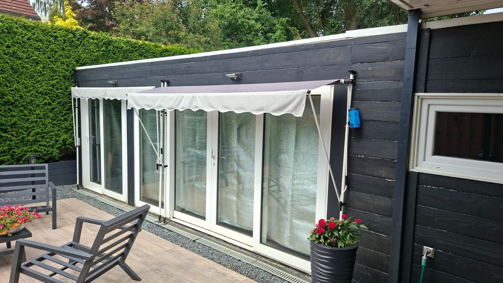 knikarmluifels / zonneluifels voor boven het raam ️, Tuin en Terras, Ophalen of Verzenden, Zo goed als nieuw