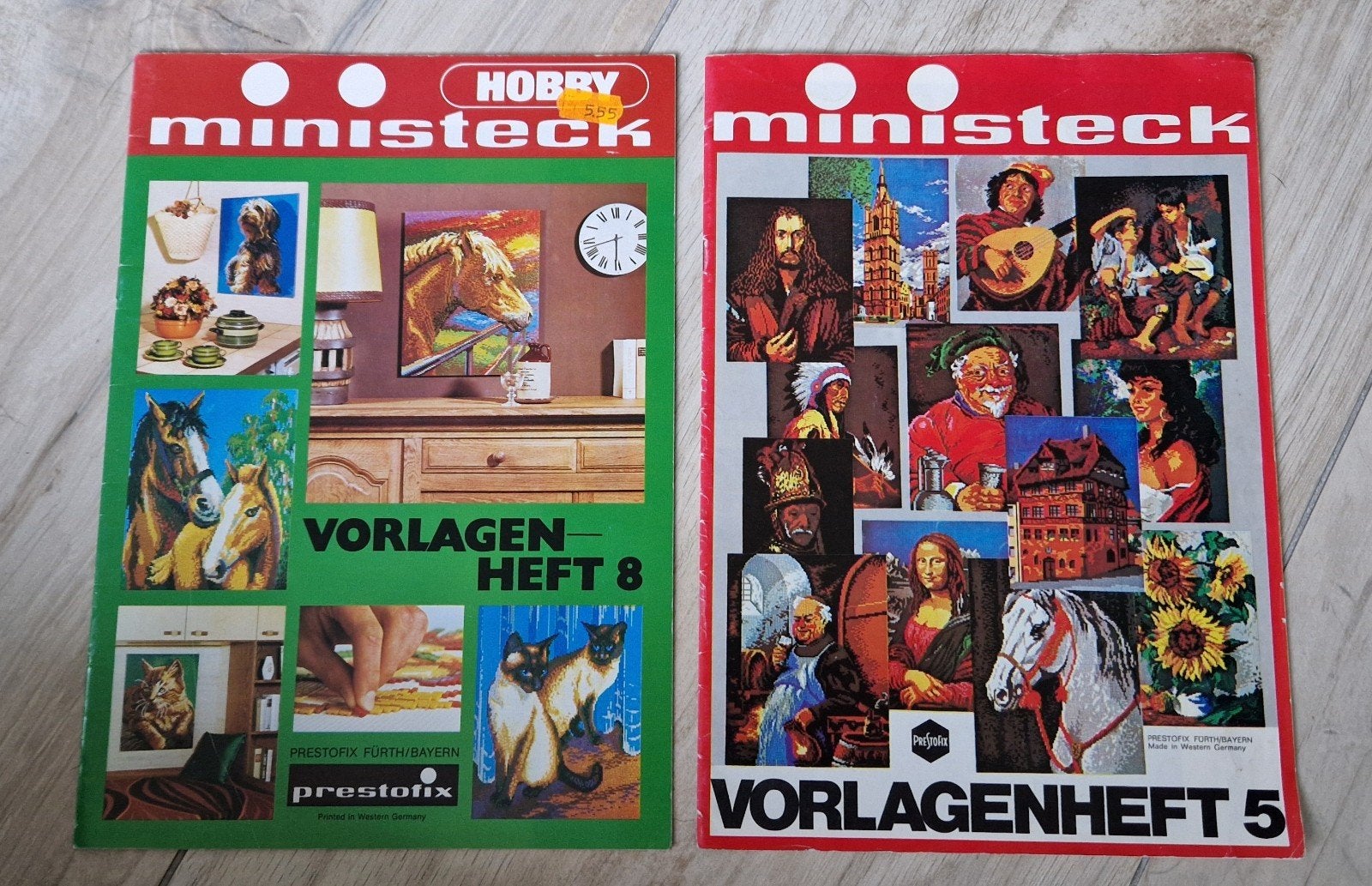 1x  Ministeck Voorbeeldboek - Dieren, Hobby en Vrije tijd, Ministeck, Ophalen of Verzenden, Gebruikt, Voorbeeldboek