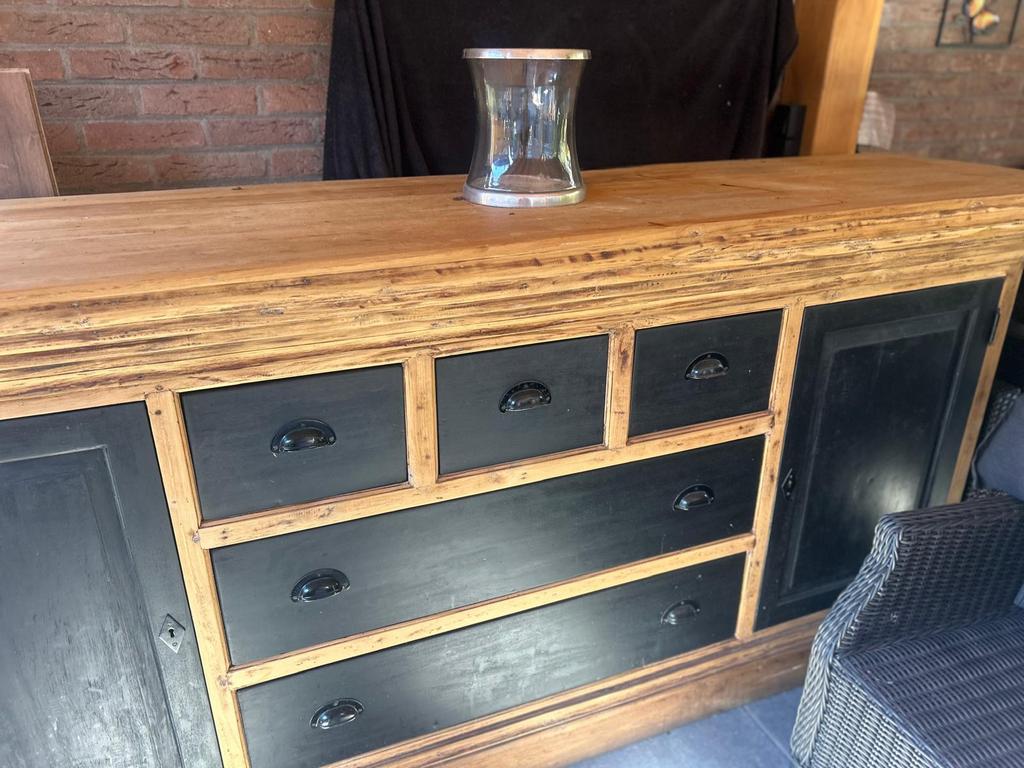 MOOI DRESSOIR, Ophalen, Zo goed als nieuw, 25 tot 50 cm, 200 cm of meer