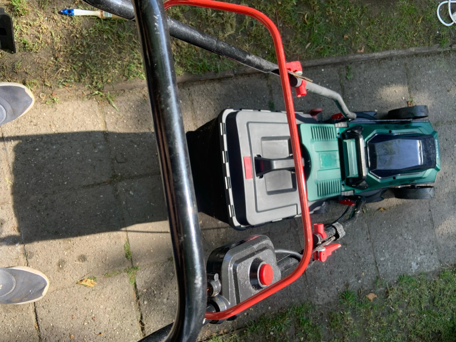 Parkside Accu Grasmaaier 20V - Zo goed als nieuw, Cirkelmaaier, Accu-grasmaaier, Ophalen of Verzenden, Zo goed als nieuw