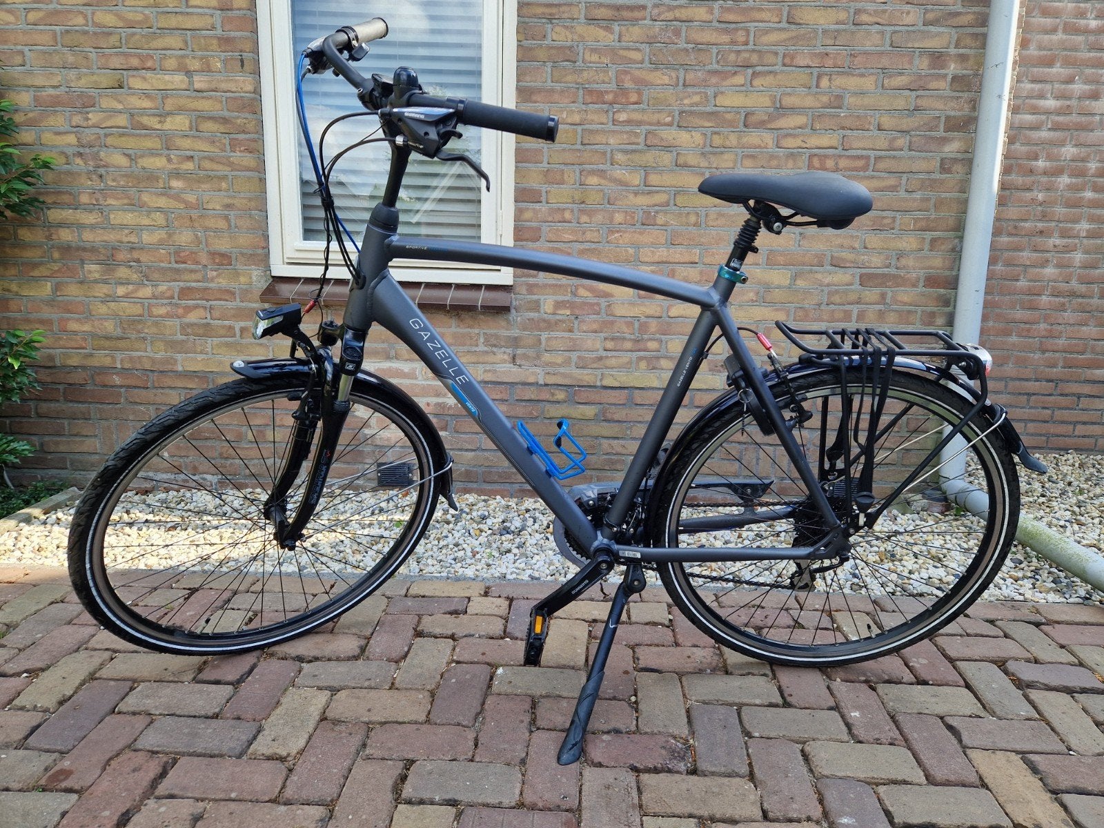 Gazelle Vento sportieve herenfiets D61, Fietsen en Brommers, Fietsen | Heren | Herenfietsen, Ophalen, Versnellingen, Zo goed als nieuw