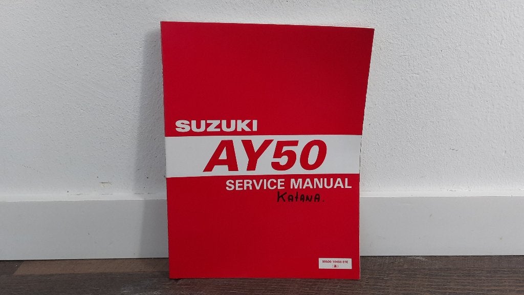 Suzuki AY50 Scooter 1997 Service Manual Engels, Ophalen of Verzenden, Gebruikt