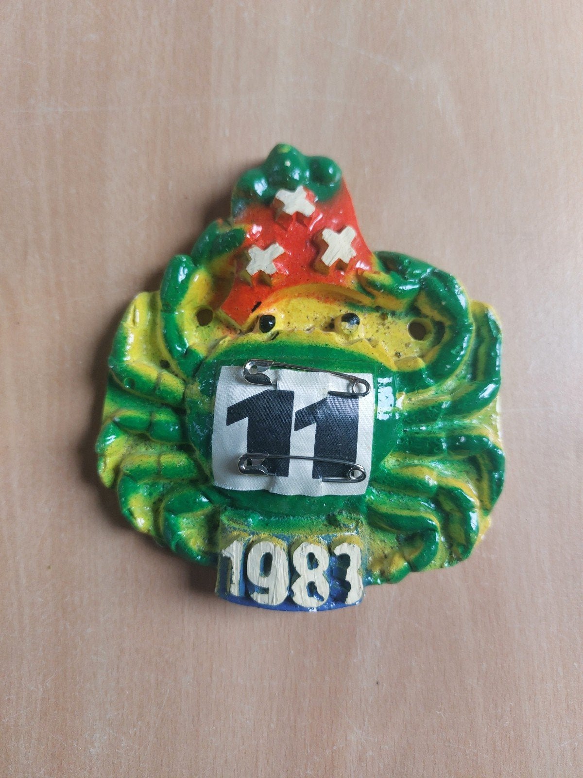 vastenavend veldteken krabbegat 1983, Ophalen