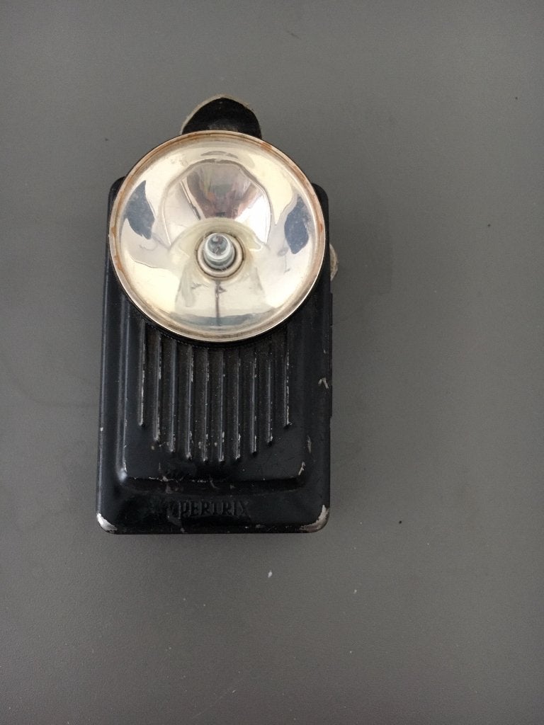 Vintage blikken lamp van de PTT, Ophalen of Verzenden, Overige typen