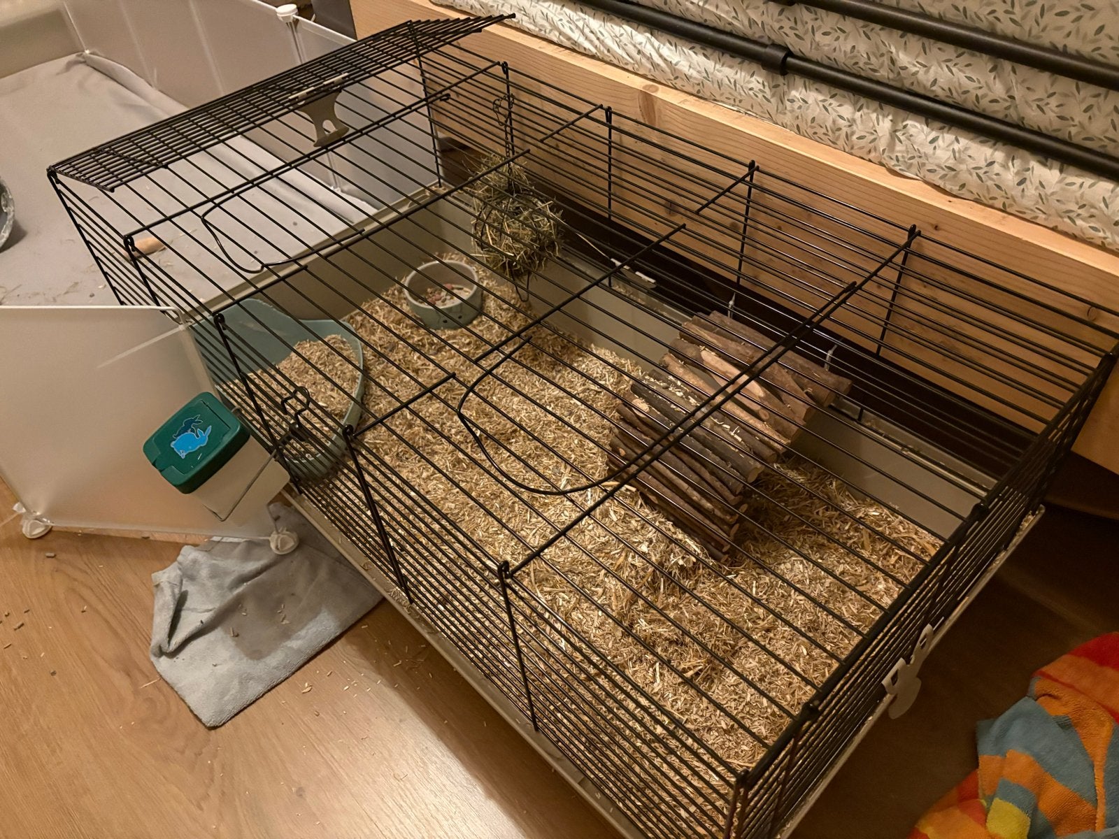 Konijnentoebehoren, kooi, indoor ren, panelenkooi, Dieren en Toebehoren, Kooi, Zo goed als nieuw, Ophalen, Minder dan 60 cm