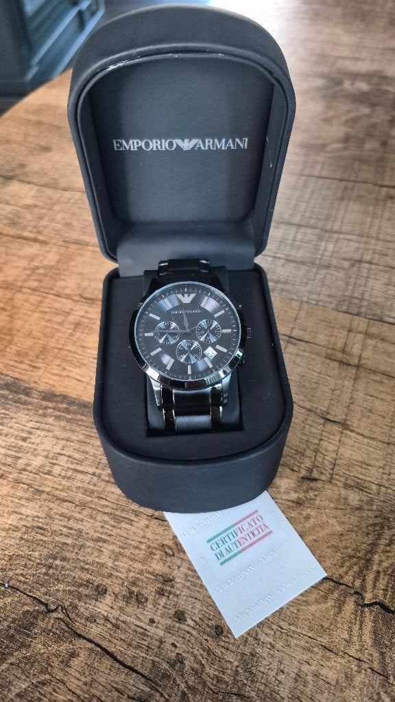 Emporio Armani Herenhorloge - Zo goed als nieuw, Staal, Staal, Polshorloge, Zo goed als nieuw