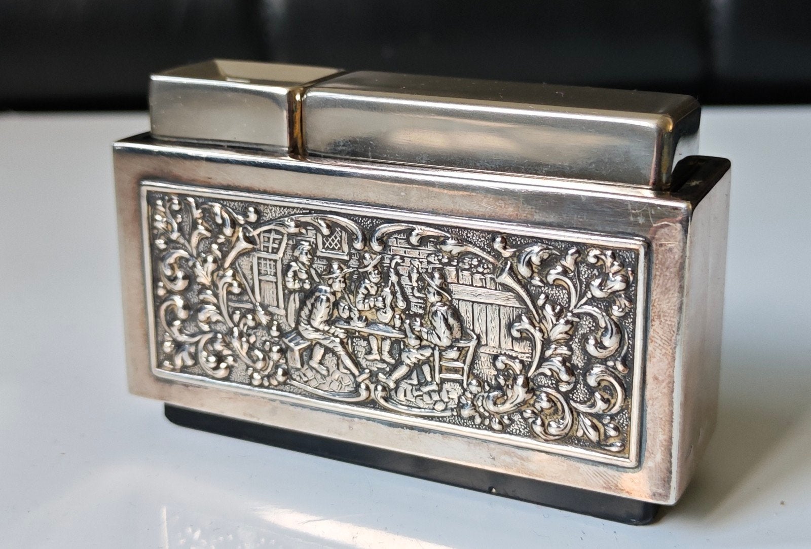 Zilver Mylflam ET65 Tafelaansteker jaar 1966, Ophalen of Verzenden, Zilver