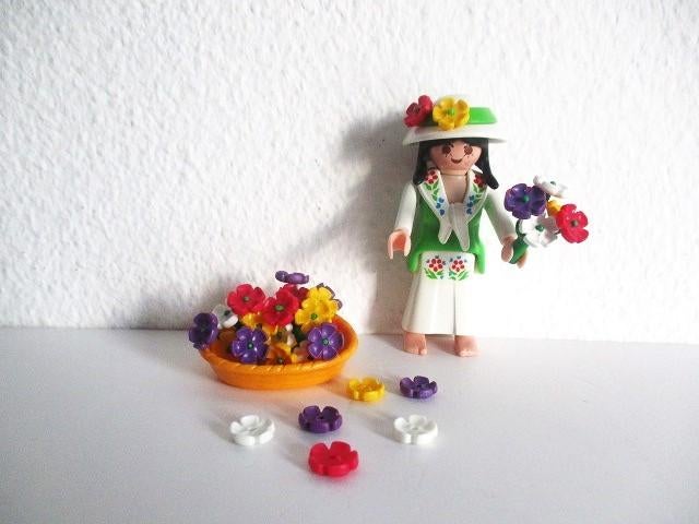 playmobil bloemenmeisje 4522 vintage, Ophalen of Verzenden, Zo goed als nieuw, Complete set