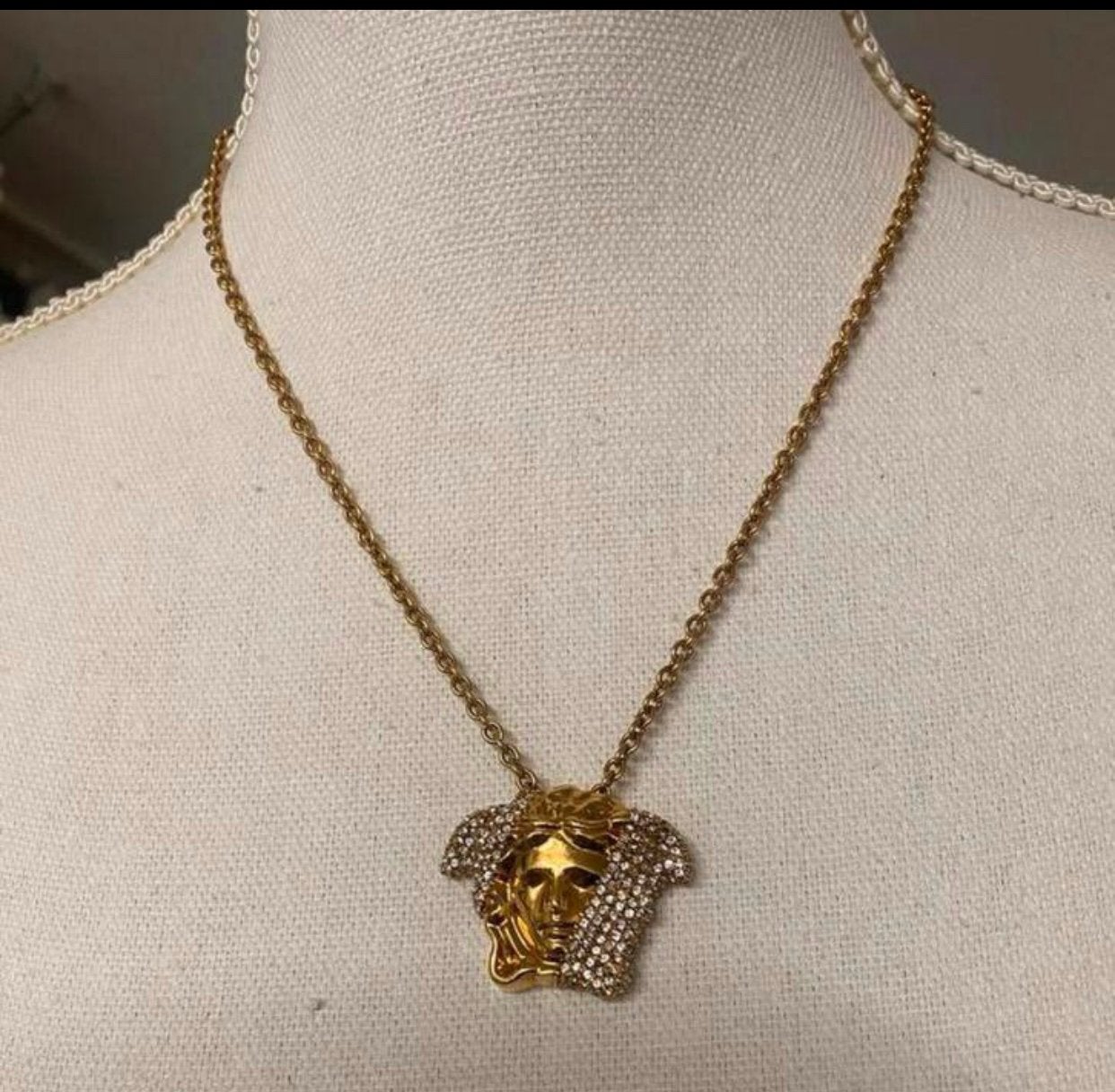 Echte versace ketting, Ophalen, Zo goed als nieuw, Goud