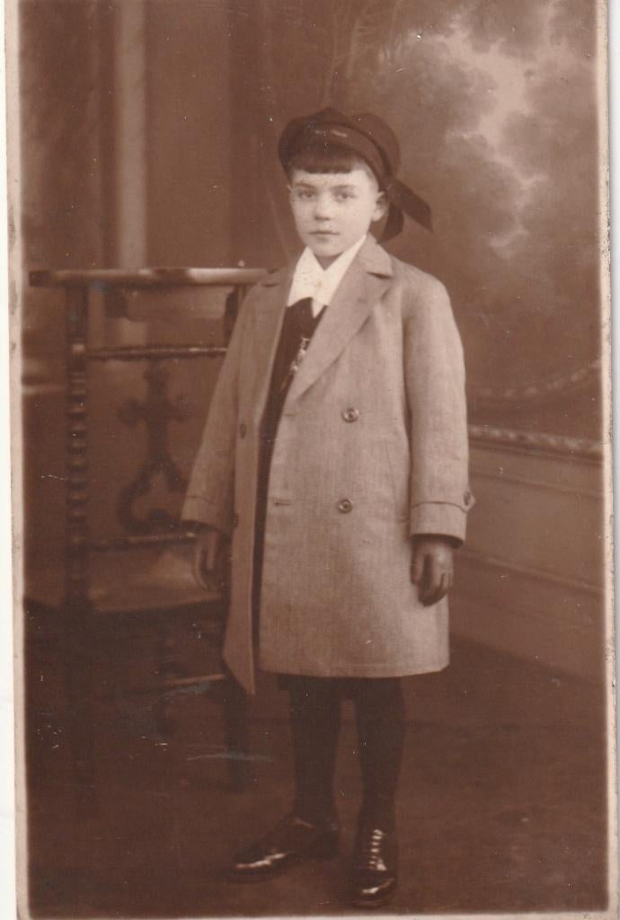 fotokaart   -  jongen, Verzenden, Voor 1940, Kind