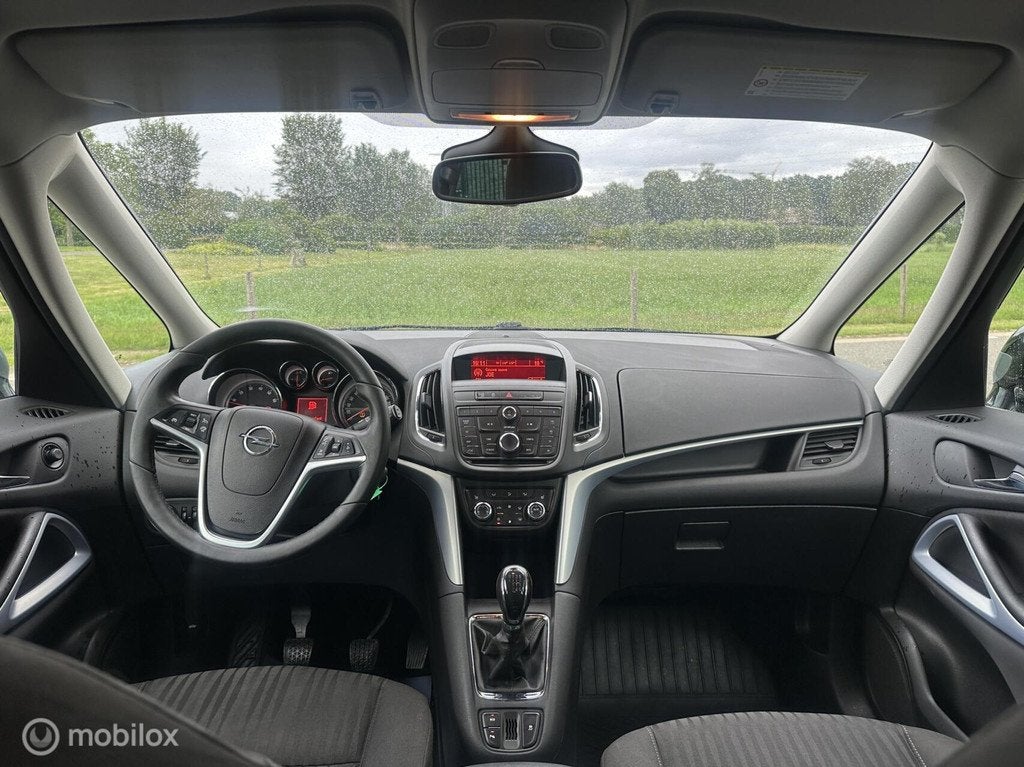 Opel Zafira Tourer 1.4 Business+ 7-personen Cruise PDC✅, Auto's, Stof, Gebruikt, Zwart, 4 cilinders