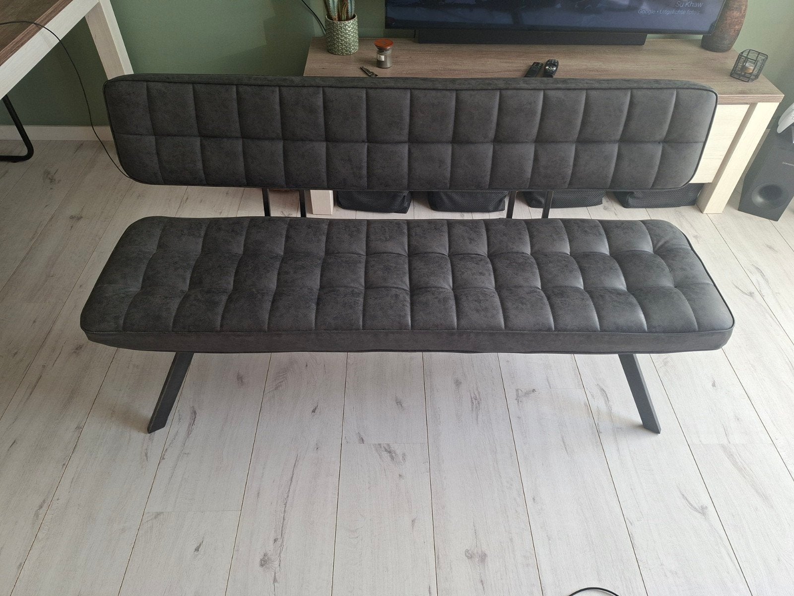 Leenbakker Hoyz Eetkamerbank 150cm lang, Ophalen, Zo goed als nieuw