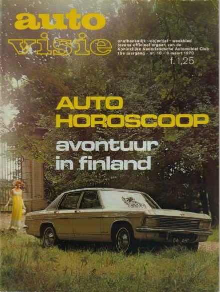 Autovisie 10 1970 : Fiat 125 Polski, Ophalen of Verzenden, Gelezen, Algemeen