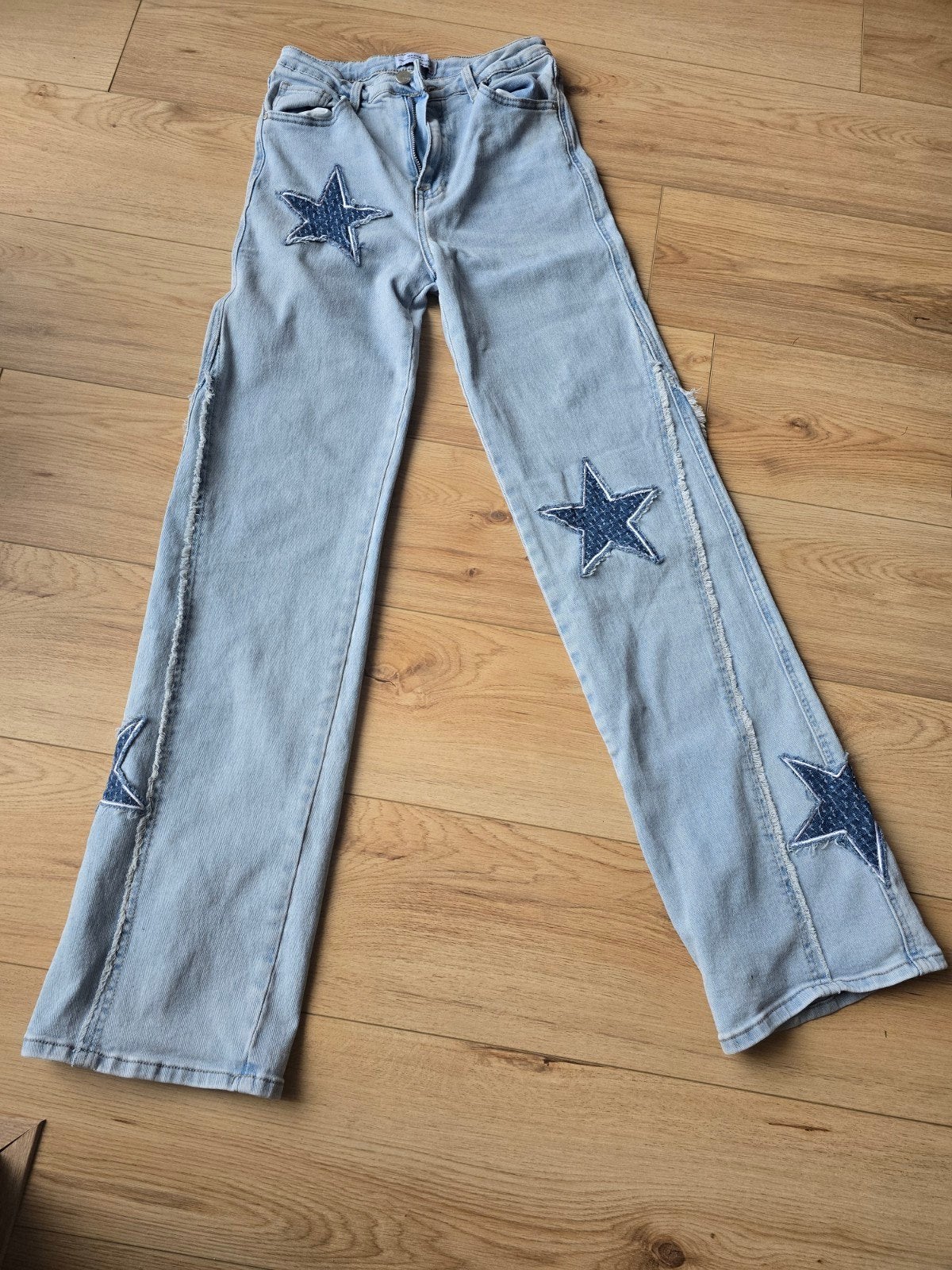 Redial Jeans met sterren - W27 (confectie 34), Ophalen of Verzenden, Zo goed als nieuw, Blauw, W27 (confectie 34) of kleiner