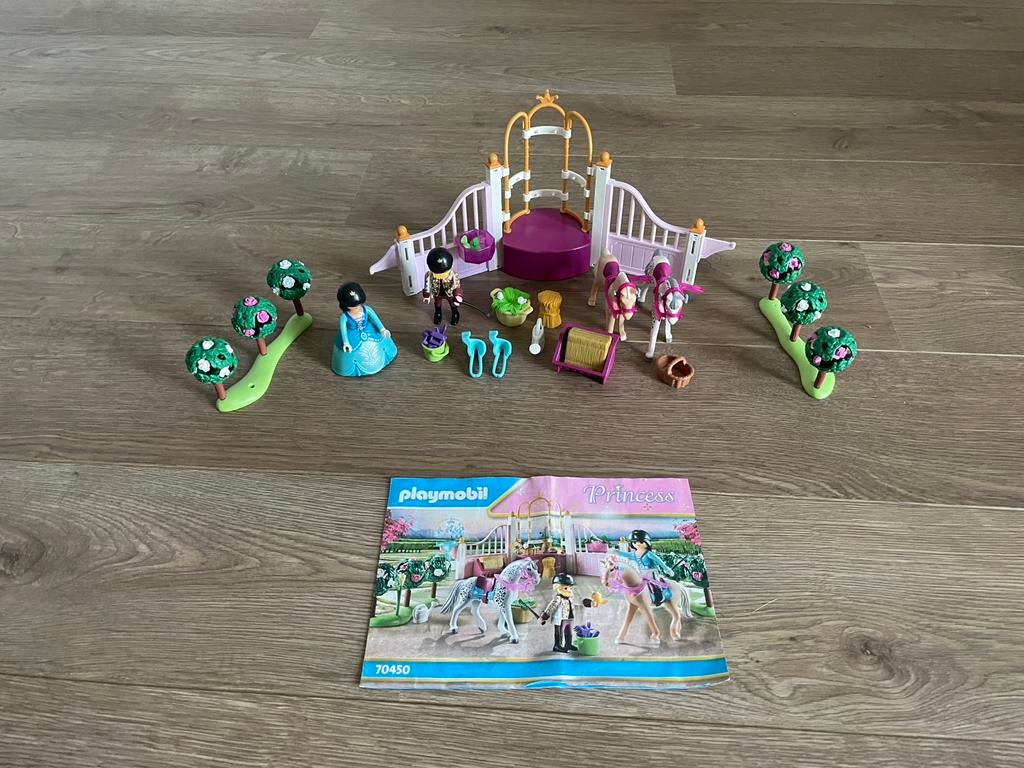 Playmobil paardrijles 70450, Ophalen, Gebruikt