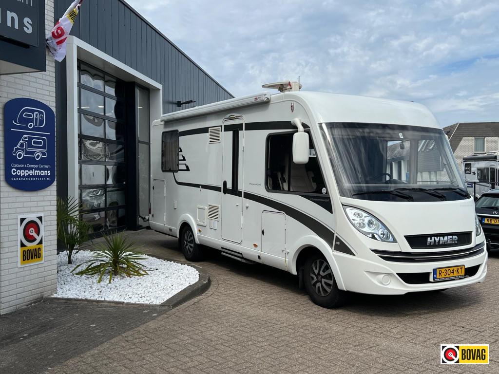 Hymer B598 Premium Line queensbed, hefbed, 699cm, Caravans en Kamperen, Campers, Integraal, Ringverwarming, Fiat, Bedrijf
