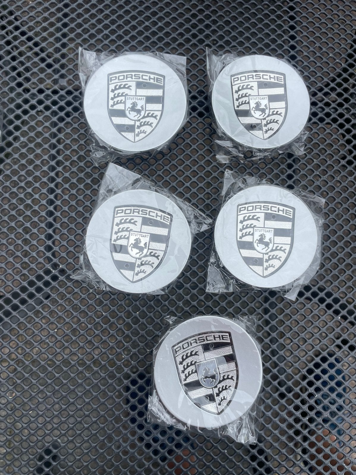Porsche Naafkappen - Set van 5 Stuks, Auto diversen, Wieldoppen, Ophalen of Verzenden, Nieuw