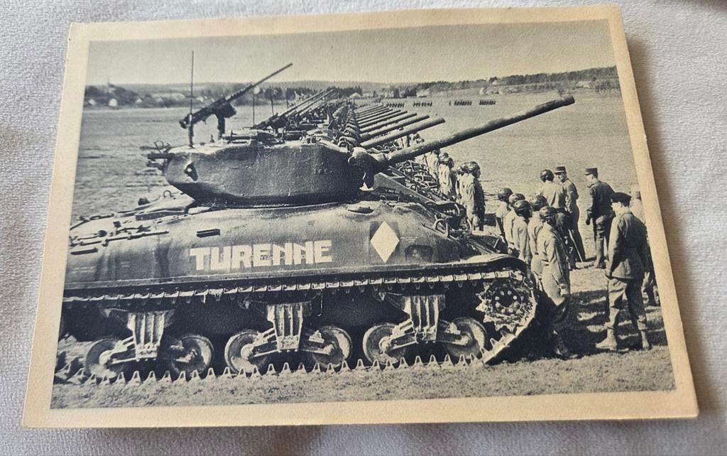 M4A1(76)W Sherman-tanks - Franse Leger - Tweede Wereldoorlog, Verzenden, 1940 tot 1960, Ongelopen, Overige thema's