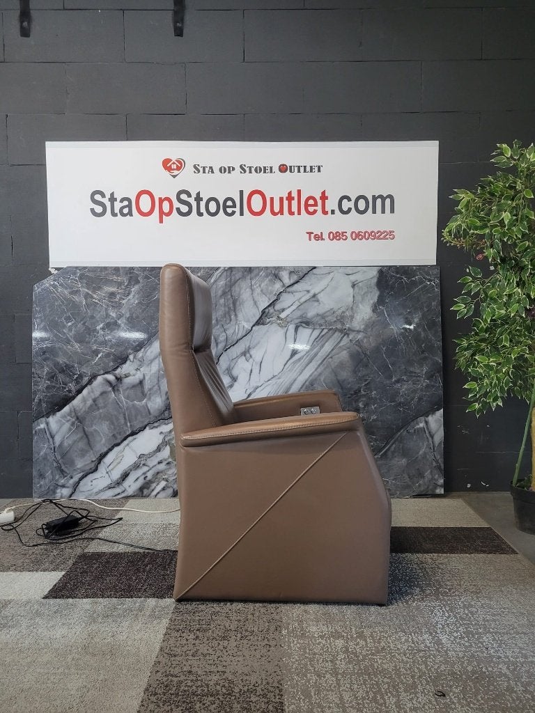 Staopstoel Prominent toscana met topswing en lumbaalsteun, Minder dan 75 cm, Leer, Ophalen of Verzenden, Zo goed als nieuw