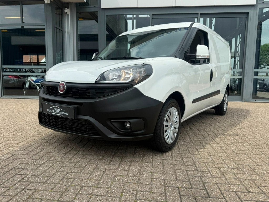 Fiat DOBLO CARGO 1.4 T-JET 120PK L2H1 MAXI SX AIRCO PDC SCHU, Auto's, Wit, Handgeschakeld, 2 stoelen, 1368 cc
