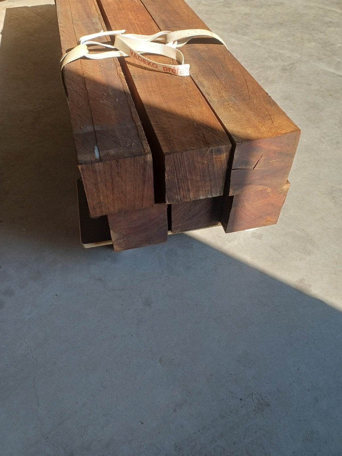 Booten Houten balken, hardhout, diverse lengtes en diktes, Gebruikt, Ophalen of Verzenden, Balk, Overige houtsoorten