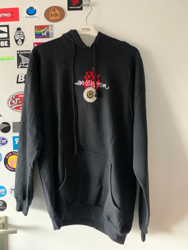 The Mission sweatshirt 1990(nr.50 D1), Ophalen of Verzenden, Gedragen, Maat 56/58 (XL), Zwart