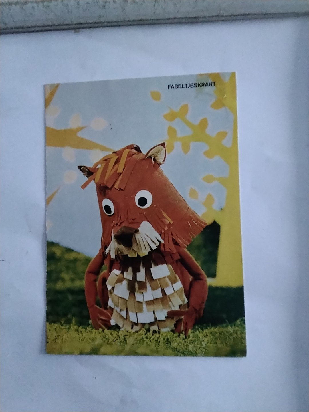 Vintage Fabeltjeskrant Postkaart - judocus de marmot 1969, Ophalen of Verzenden, 1960 tot 1980, Gelopen