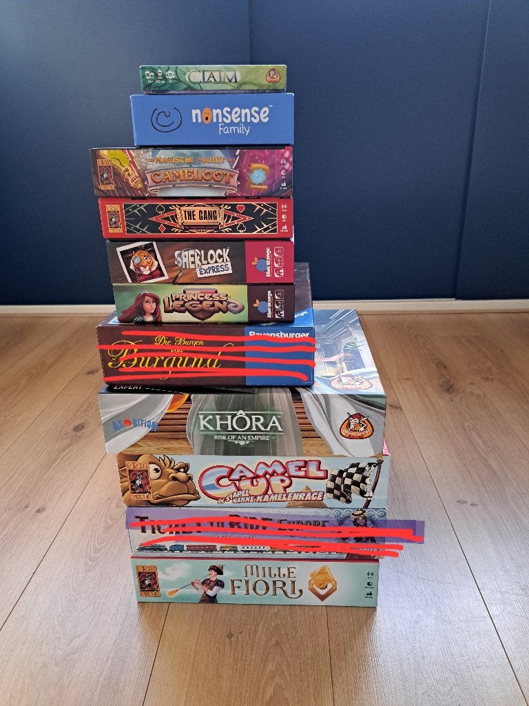 Bordspellen pakket, Vijf spelers of meer, Ophalen, Zo goed als nieuw