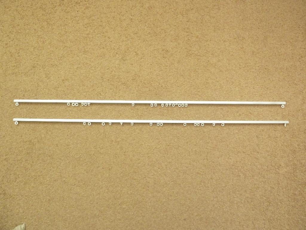 2 x gordijnrail van 95 cm breed, Ophalen of Verzenden, 50 tot 100 cm, Minder dan 100 cm