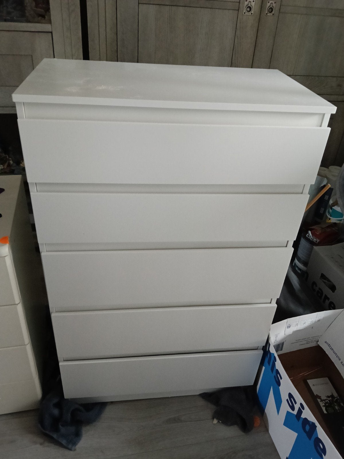 Wit lade kastje GRATIS, Ophalen, Gebruikt, 5 laden of meer, 100 tot 150 cm
