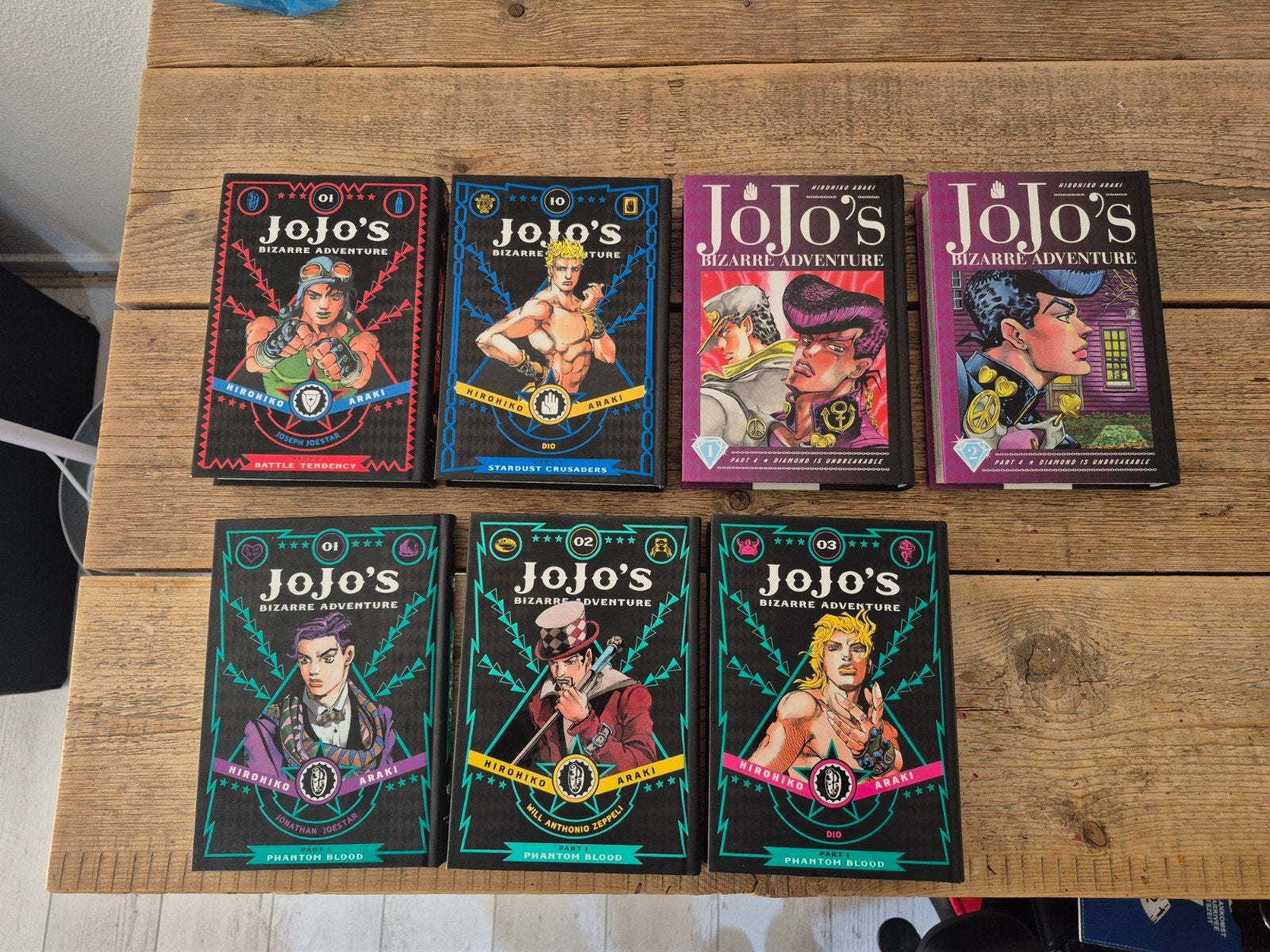 Jojo's bizzarre adventure manga's, Meerdere comics, Ophalen of Verzenden, Hirohiko Araki, Japan (Manga)