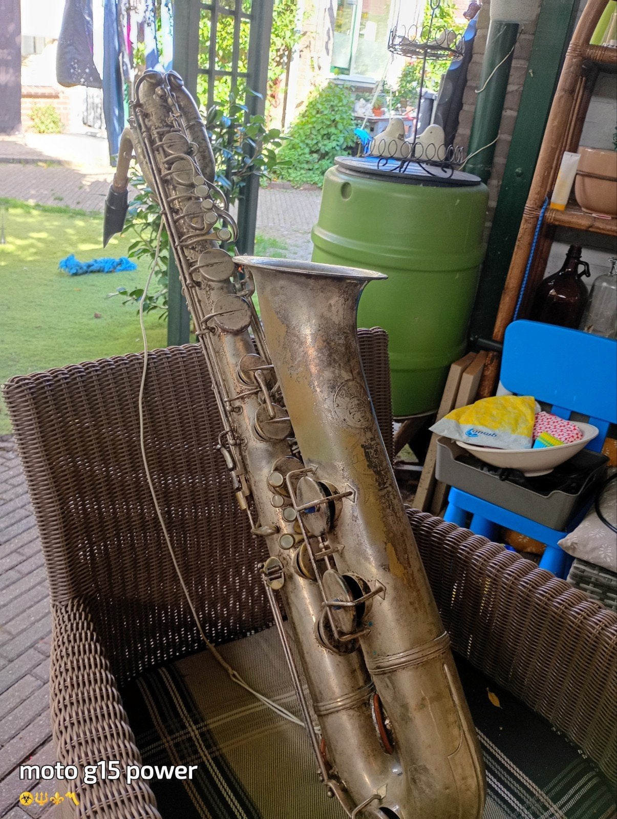 baritonsaxofoon, Muziek en Instrumenten, Ophalen of Verzenden, Gebruikt, Bariton