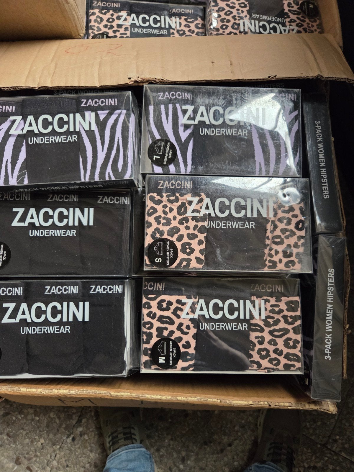 Zaccini Hipsters 3-pack Dames Ondergoed Katoen Stretch, Zaccini, Ophalen of Verzenden, Zwart, Broekje of Short
