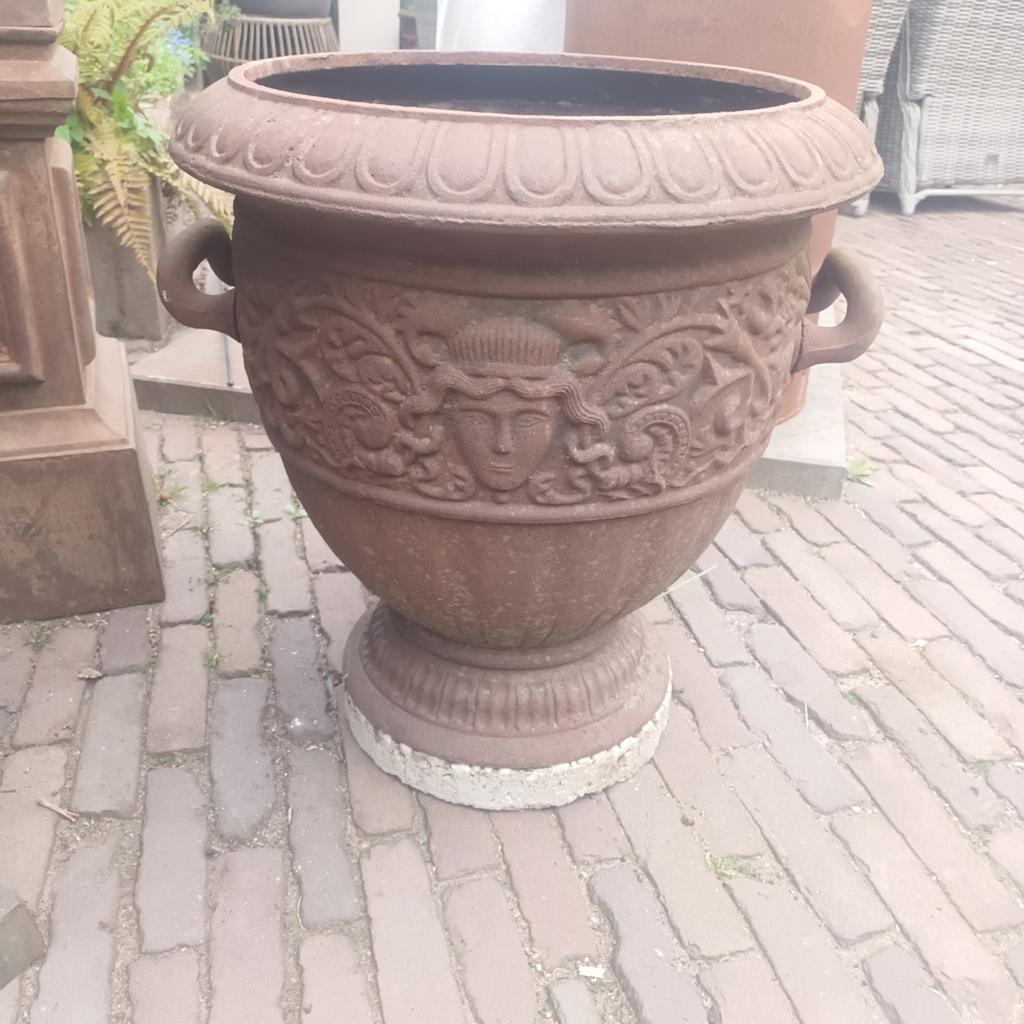 Gietijzer tuinvaas, Tuin en Terras, Tuinvazen, Ophalen, Gebruikt