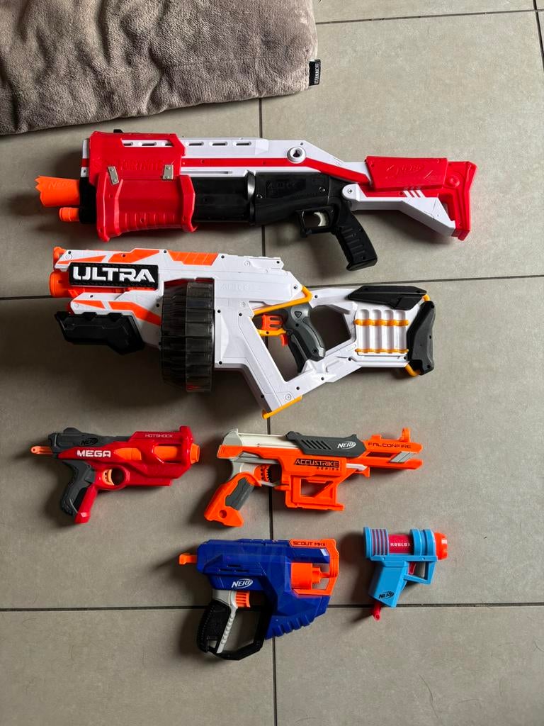 NERF verschillende soorten ALS NIEUW!, Kinderen en Baby's, Speelgoed | Buiten | Actiespeelgoed, Ophalen, Zo goed als nieuw