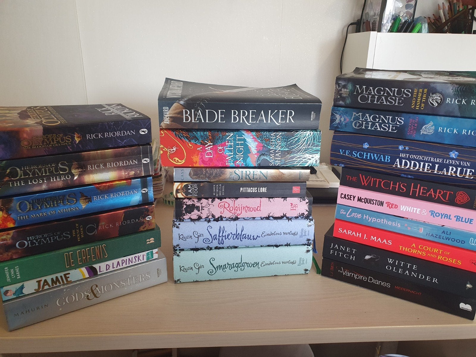 Grote collectie YA boeken MOET WEG!! (EN en NL), Ophalen of Verzenden, Zo goed als nieuw, Rick Riordan