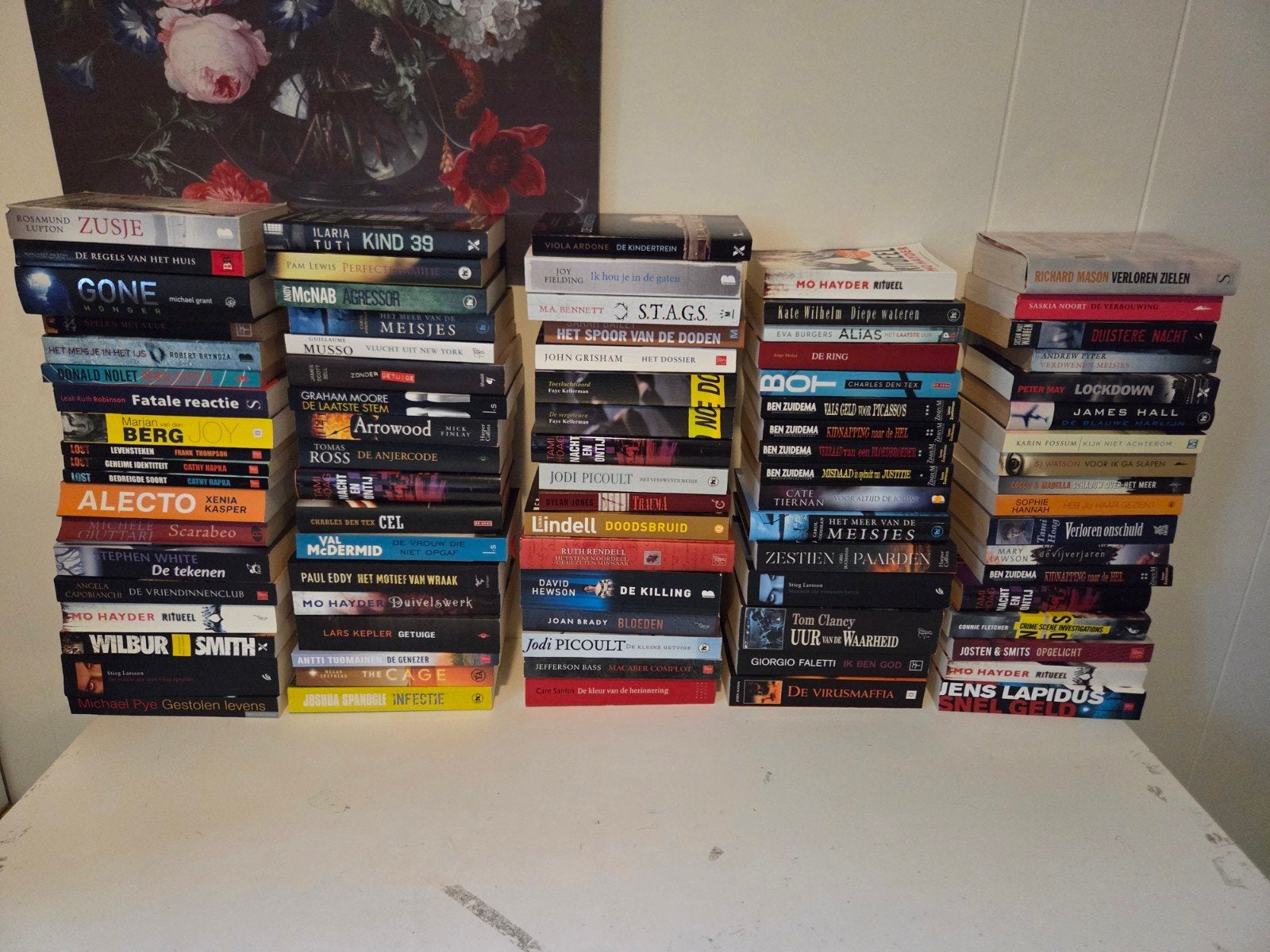 OPRUIMING! Thrillers € 0.50 per boek, Ophalen of Verzenden, Zo goed als nieuw