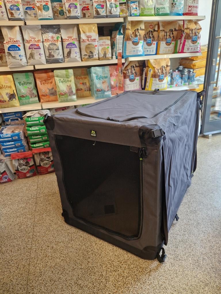 Maelson Soft Kennel Hondenbench 105 cm XL Antraciet, Dieren en Toebehoren, Ophalen of Verzenden, Nieuw