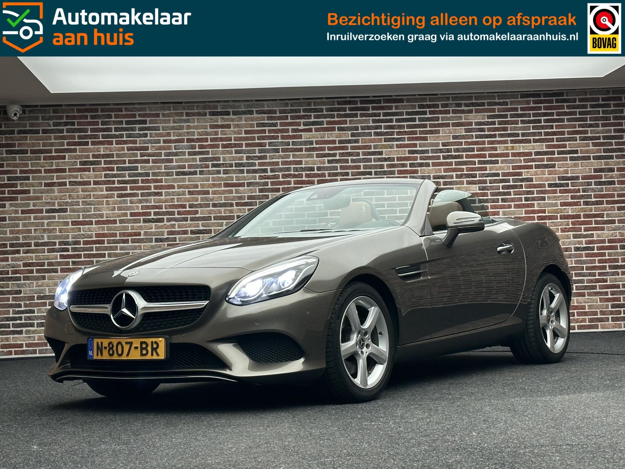 Mercedes-Benz SLC 200, Auto's, Automaat, Stoelverwarming, Gebruikt, Euro 6