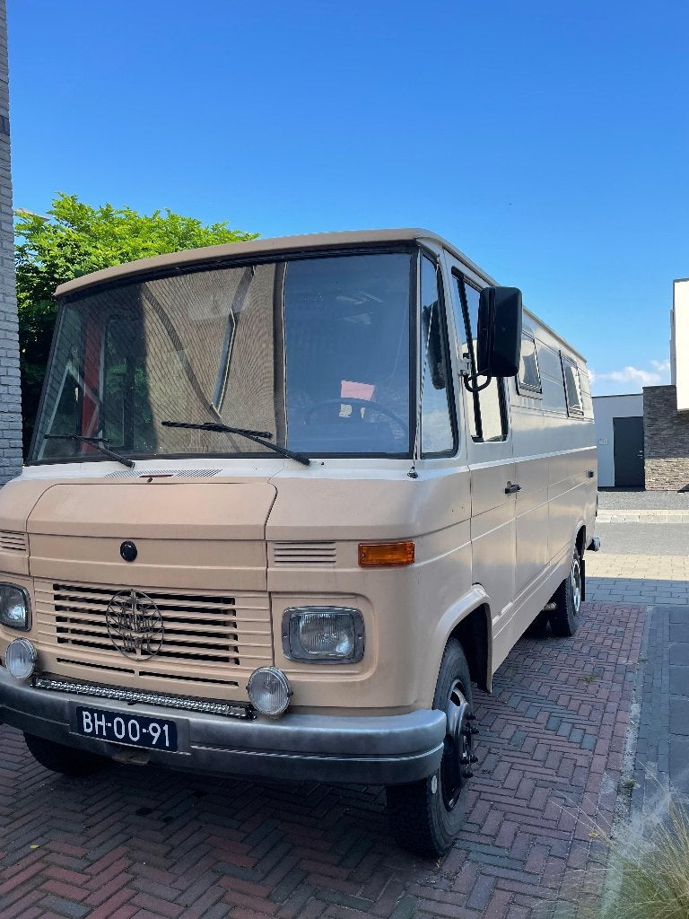 Mercedes 508D 1972 camper casco, B-rijbewijs, belastingvrij, Auto's, Voorwielaandrijving, Stof, 4 cilinders, 4 stoelen