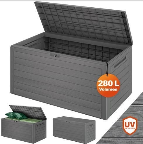 Opbergbox opbergkist tuinkussens kunststof 280L GRTS BEZORGD, Tuin en Terras, Verzenden, Nieuw, Nvt, Nvt
