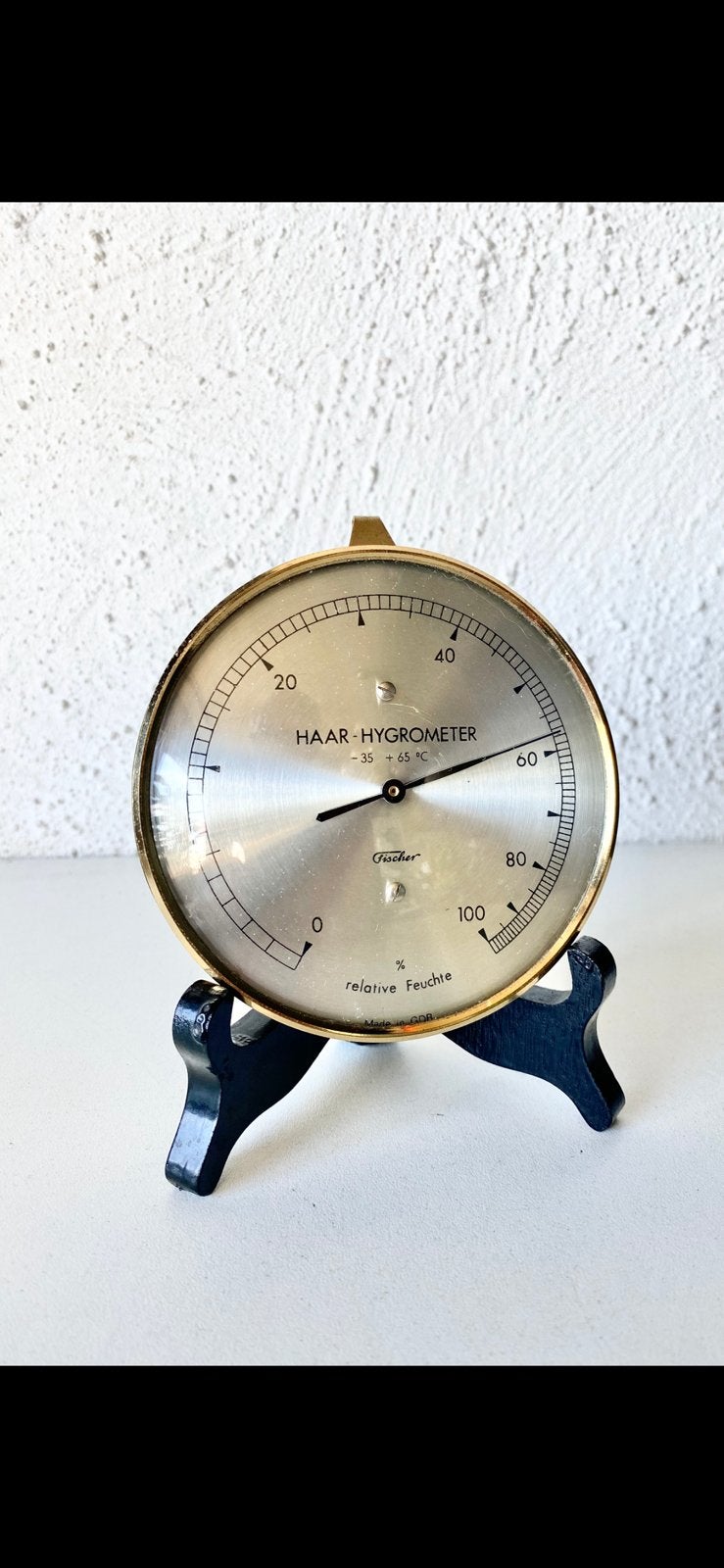 jaren ‘70 ANALOGE FISCHER ‘HAAR-HYGROMETER’, Ophalen of Verzenden, Zo goed als nieuw